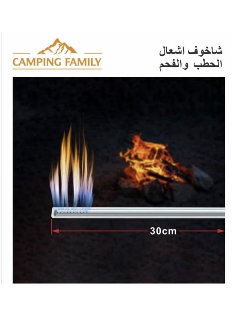 REFURA Charcoal And Wood Fire Starter Attachment For Camping Gas Can 30cm | With Control Knob - Image 5